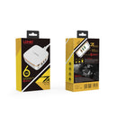 LDNIO A6704 Qualcomm 2.0 Quick Charge 6 USB Port with AUTO ID Mobile Travel Charger