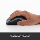 Logitech M185 Wireless Mouse, 2.4GHz with USB Mini Receiver, 12-Month Battery Life, 1000 DPI Optical Tracking, Ambidextrous, Compatible with PC, Mac, Laptop