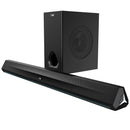 boAt Aavante Bar AURA Soundbar with 160W RMS Signature Sound, 2.1 CH, BT v5.3, Multi-Compatibility Modes, Wired Subwoofer, EQ Controls, Dynamic LEDs & Master Remote Control(Pitch Black)
