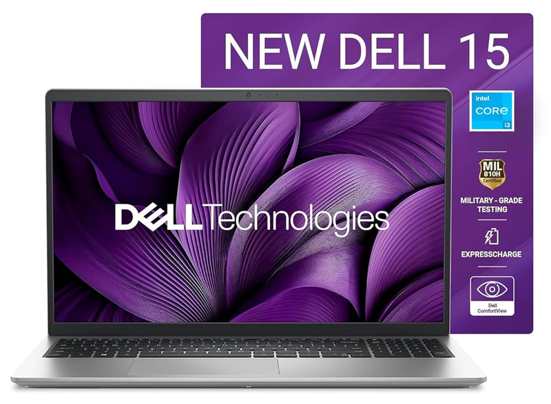 DELL DC15250 CORE 3-100U/16GB/512GB SSD/15.6"FHD/WINDOWS11+MS OFFICE 2024/SILVER
