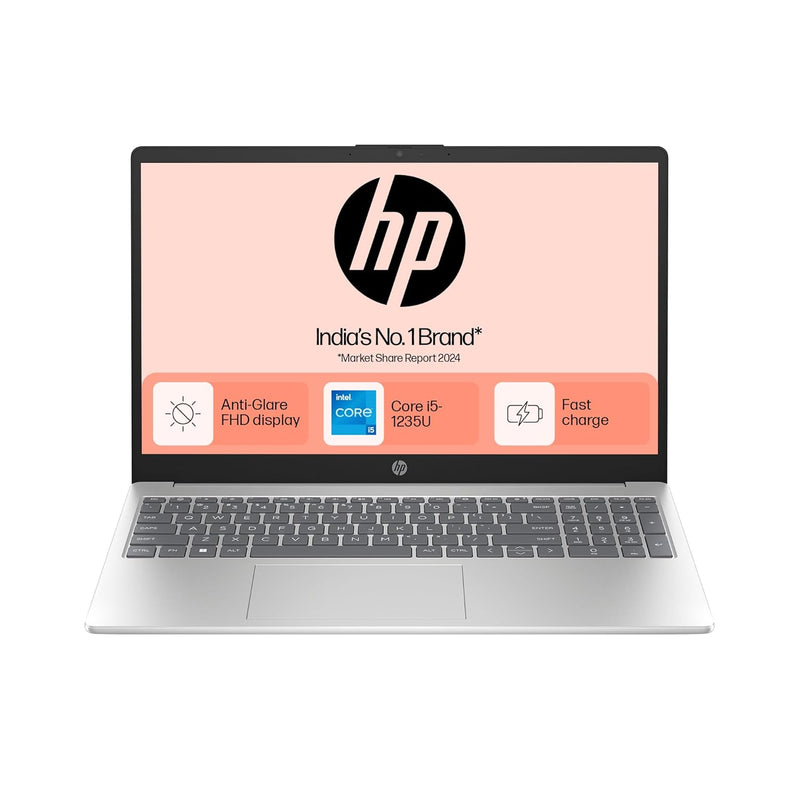 HP 15-FD0070TU CORE I5-1235U 12TH GEN/8GB/512GB SSD/15.6"FHD/WINDOWS 11+MS OFFICE 2021/BACKLIT/SILVER
