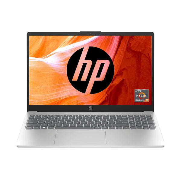 HP 15-FC0029AU AMD RYZEN 5-7520U/8GB/512GB SSD/15.6"FHD/WINDOWS 11+MS OFFICE 2021/BACKLIT/FINGER PRINT/SILVER