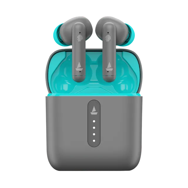 boAt Airdopes 148 TWS Earbuds with Environmental Noise Cancellation (IPX4 Sweat & Water Resistant, 42 Hours Playtime, Cyan Cider)