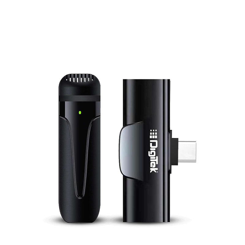 DIGITEK WIRELESS MICROPHONE & RECEIVED WITH TYPE-C CONNECTOR(DWM-001 PRO)