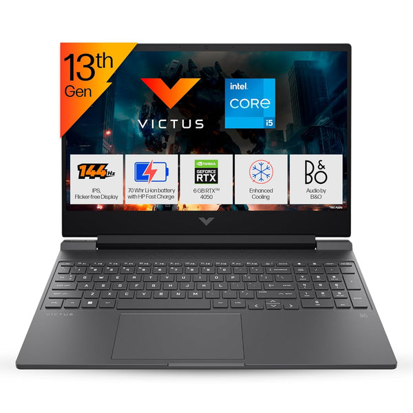 HP VICTUS 15-FA1279TX CORE i5-13420H 13TH GEN/16GB/512GB SSD/15.6"FHD/NVIDIA GEFORCE RTX 4050 6GB GRAPHICS/WIN11+MSO2021/BACKLIT/MICA SILVER (9W6U9PA)