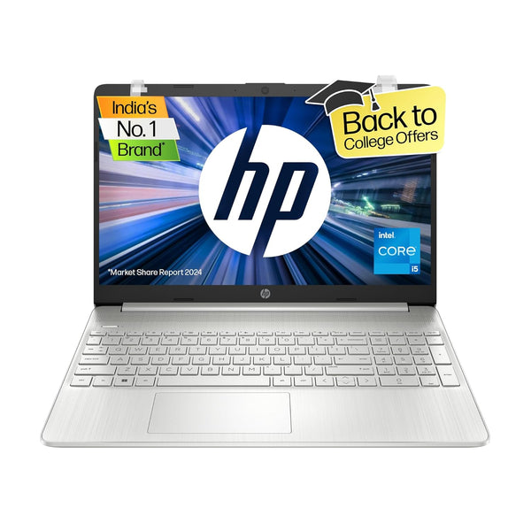 HP 15S-FY5007TU CORE i5-1235U 12TH GEN/8GB/512GB SSD/15.6"FHD/WINDOWS 11+MS OFFICE 21/BACKLIT KEYBOARD/SILVER