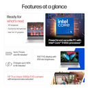 HP 15-FD0640TU CORE 5-120U/16GB/512GB SSD/15.6"FHD/WIN11+MSO2024/BACKLIT/SILVER(BX9R8PA)