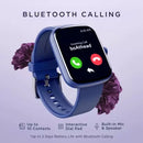 boAt Wave Beat Call with BT Calling, 1.69 HD Display & 600+ Watch Face Smartwatch  (Blue Strap, Free Size)