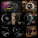 Fire-Boltt Dagger Luxe 1.43" Super AMOLED Display Luxury Smartwatch, Stainless Steel Build, 600 NITS Brightness with Single BT Bluetooth Connection, IP68, Dual Button Technology (Stainless Black)