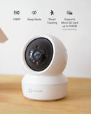 EZVIZ by Hikvision | Full HD Smart WiFi Home Camera | Child/Pet Security | AI Motion Detection | Enhanced Night Vision | 2-Way Audio | 360° Pan/Tilt | SD Card Slot Upto 256GB |Alexa & OK Google|C6N