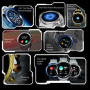 Fire-Boltt Solace Luxury Stainless Steel Smart Watch, 1.32" (33.5mm) Display 360 * 360 px high Resolution with 60Hz Refresh Rate, Bluetooth Calling & 360 Health Monitoring (Gold Silver)