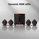 boAt Blitz 2000 Pro with Dynamic RGB LEDs, EQ Modes & Master Remote Control 160 W Bluetooth Home Theatre  (Space Black, 4.1 Channel)