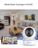 EZVIZ by Hikvision | Full HD Smart WiFi Home Camera | Child/Pet Security | AI Motion Detection | Enhanced Night Vision | 2-Way Audio | 360° Pan/Tilt | SD Card Slot Upto 256GB |Alexa & OK Google|C6N