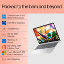 HP 15-FD0466TU CORE i5-1334U 13TH GEN/8GB/512GB SSD/15.6"FHD/WINDOWS 11+MS OFFICE 2024/BACKLIT/SILVER
