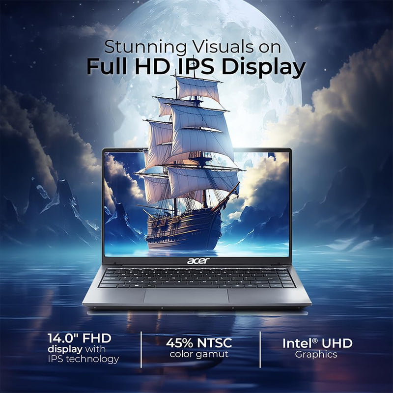 ACER ASPIRE 3 A324-51 CORE i3-1215U 12TH GEN/8GB/512GB SSD/14"FHD/WINDOWS 11/STEEL GRAY