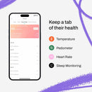 Fitshot Junior Kids Smart Watch with GPS Location Tracking, 4G Video Calling, Audio, SOS Emergency, HealthTracker, 7 Games, Parental Control, 1.69" Display, IP67 Water Resistance