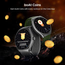 boAt Newly Lauched Lunar Comet Smart Watch with 1.39" HD Display, Advanced Bluetooth Calling, Functional Crown, Multiple Sports Mode,100 Watch Faces, Heart Rate & SPO2 Monitoring,IP67(Olive Green)