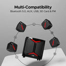 boAt Blitz 2000 Pro with Dynamic RGB LEDs, EQ Modes & Master Remote Control 160 W Bluetooth Home Theatre  (Space Black, 4.1 Channel)