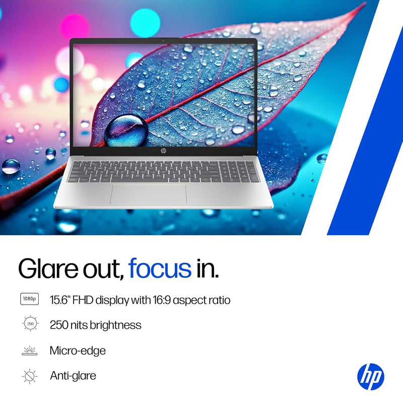 HP 15-FD0640TU CORE 5-120U/16GB/512GB SSD/15.6"FHD/WIN11+MSO2024/BACKLIT/SILVER(BX9R8PA)