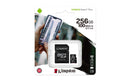 Kingston Canvas Select Plus 256GB microSD Card Class 10 UHS-I speeds up to 100MB/s with Adapter (SDCS2/256GBIN)