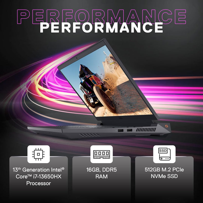 DELL G15 5530 CORE i7-13450HX 13TH GEN/16GB/1TB/15.6"FHD/NVIDIA GEFORCE RTX 3050 6GB GRAPHICS/WIN11+MSO 2021/BACKLIT/DARK SHADOW GRAY