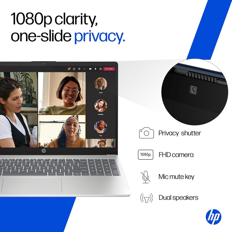 HP 15-FD0467TU CORE i5-1334U 13TH GEN/16GB/512GB SSD/15.6"FHD/WINDOWS 11+MS OFFICE 2024/BACKLIT/SILVER