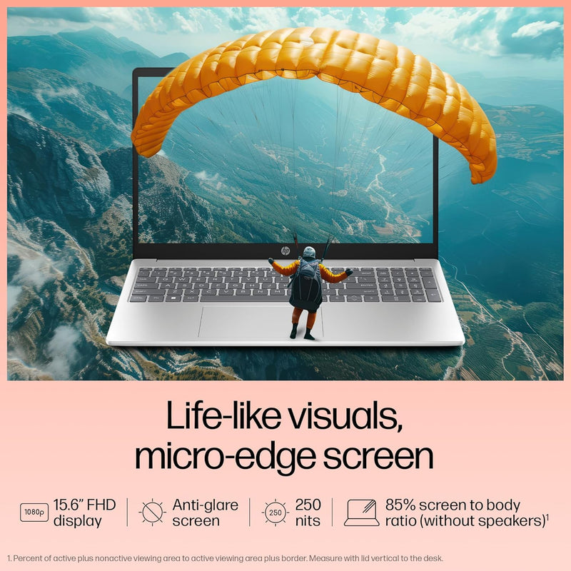 HP 15-FD0575TU CORE i5-1335U 13TH GEN/12GB/512GB SSD/15.6"FHD/WINDOWS 11+MS OFFICE 2024/BACKLIT/SILVER