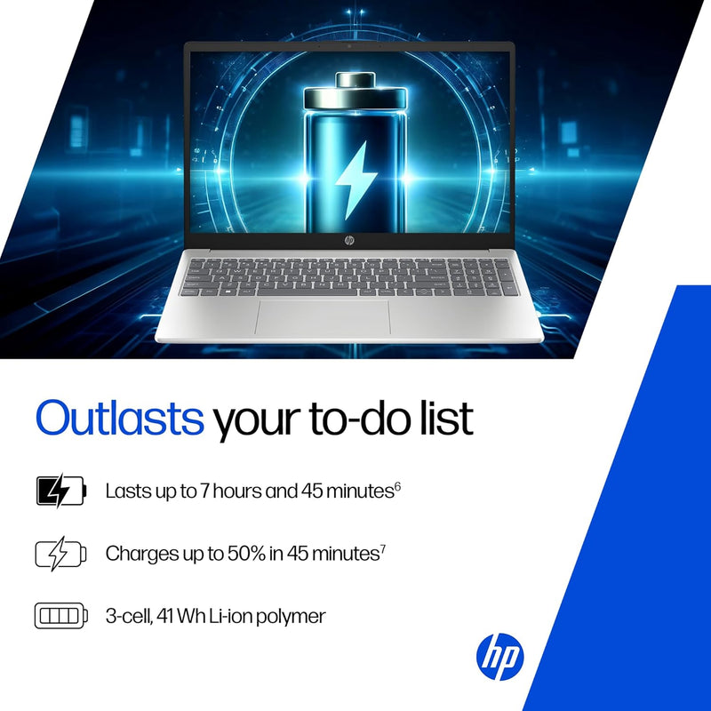 HP 15-FD0467TU CORE i5-1334U 13TH GEN/16GB/512GB SSD/15.6"FHD/WINDOWS 11+MS OFFICE 2024/BACKLIT/SILVER