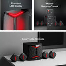 boAt Blitz 2000 Pro with Dynamic RGB LEDs, EQ Modes & Master Remote Control 160 W Bluetooth Home Theatre  (Space Black, 4.1 Channel)