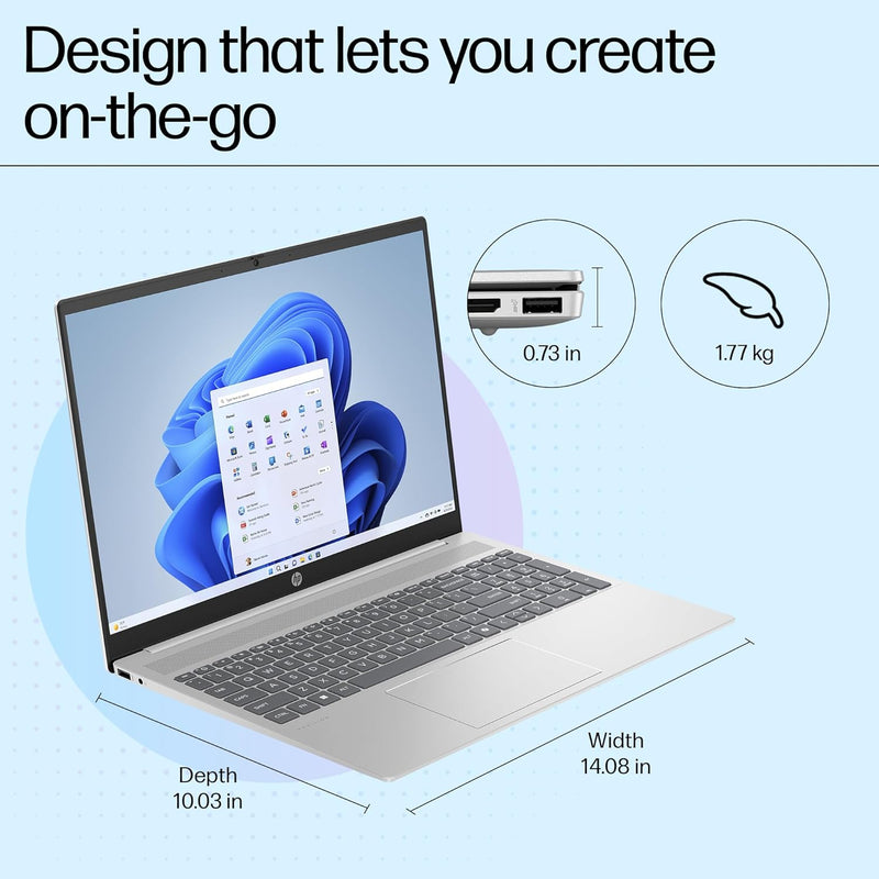 HP PAVILION 16-AF0056TU CORE ULTRA 5-125U/16GB/1TB SSD/16"WUXGA/WINDOWS 11+MS OFFICE 2021/BACKLIT KEYBOARD/SILVER