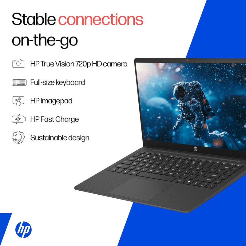 HP 14S-DQ3141TU CELERON -N4500/8GB/512GB SSD/14 INCH/WINDOWS 11+MS OFFICE 2024/BLACK