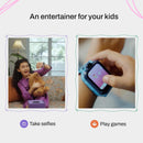 Fitshot Junior Kids Smart Watch with GPS Location Tracking, 4G Video Calling, Audio, SOS Emergency, HealthTracker, 7 Games, Parental Control, 1.69" Display, IP67 Water Resistance