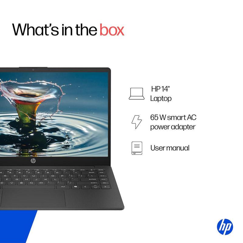 HP 14S-DQ3141TU CELERON -N4500/8GB/512GB SSD/14 INCH/WINDOWS 11+MS OFFICE 2024/BLACK