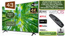43 INCH LG UHD 4K TV