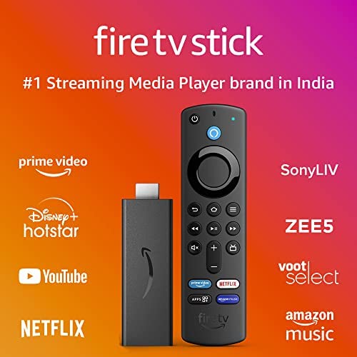 AMAZON Fire TV Stick with Alexa Voice Remote 3RD GEN (includes TV and app controls) | HD streaming device