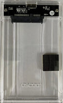 OSCOO 2.5 Inch SATA External Transparent Hard Drive Enclosure Model OSHD1 USB 3.0