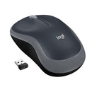 Logitech M185 Wireless Mouse, 2.4GHz with USB Mini Receiver, 12-Month Battery Life, 1000 DPI Optical Tracking, Ambidextrous, Compatible with PC, Mac, Laptop