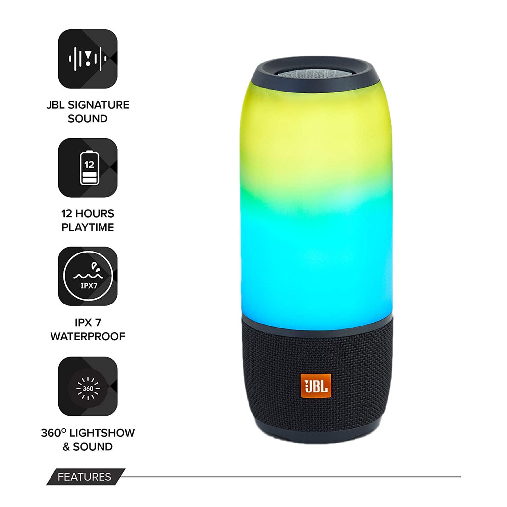 Jbl pulse 3 wireless bluetooth ipx7 waterproof speaker new arrivals