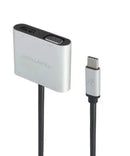 CONVERTER TYPE C TO HDMI+VGA+USB METAL RAVTRON