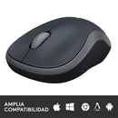 Logitech M185 Wireless Mouse, 2.4GHz with USB Mini Receiver, 12-Month Battery Life, 1000 DPI Optical Tracking, Ambidextrous, Compatible with PC, Mac, Laptop