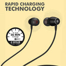 Portronics Harmonics 230 Wireless Sports Bluetooth Headset with Upto 10Hrs Playtime, Rapid Charging