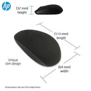 HP Wireless W111 Ergonomically Designed Optical Mouse with 1200 DPI and 2.4GHz Connectivity