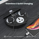 Portronics Power Plate 5 Surge Protector 1500W High Power Converter with USB Charger & Mobile Holder 3AC Socket + 3USB Ports I 1.5 m Cord Length