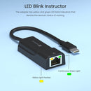 Portronics Mport 45C Type-C Ethernet LAN Adapter Type-C to LAN RJ 45 with 1000 Mbps, Fast Speed